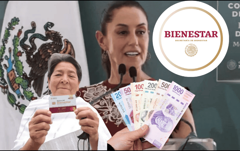 Esta es la cantidad a la que podría ascender el pago de la Pensión del Bienestar para Adultos Mayores en el 2025 de acuerdo al Paquete Económico. ESPECIAL/ CANVA