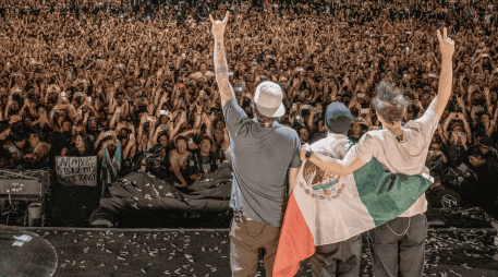 Este año se cumplió el 20 aniversario de la primera vez que blink-182 se presentó en México. X (TWITTER) / @blink182py