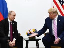 Vladímir Putin y Donald Trump, en una foto de archivo. AFP