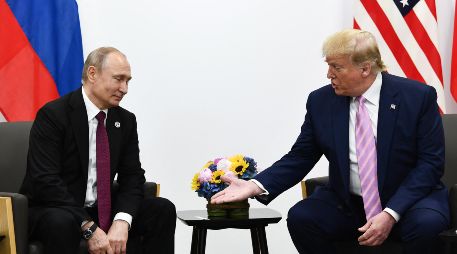 Vladímir Putin y Donald Trump, en una foto de archivo. AFP