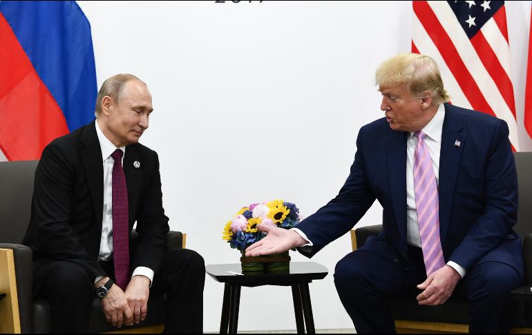 Vladímir Putin y Donald Trump, en una foto de archivo. AFP