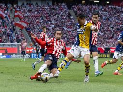 El Guadalajara y Atlético de San Luis regalaron un duelo muy difícil de ver por la poca propuesta de las dos escuadras en el Estadio AKRON. IMAGO7.