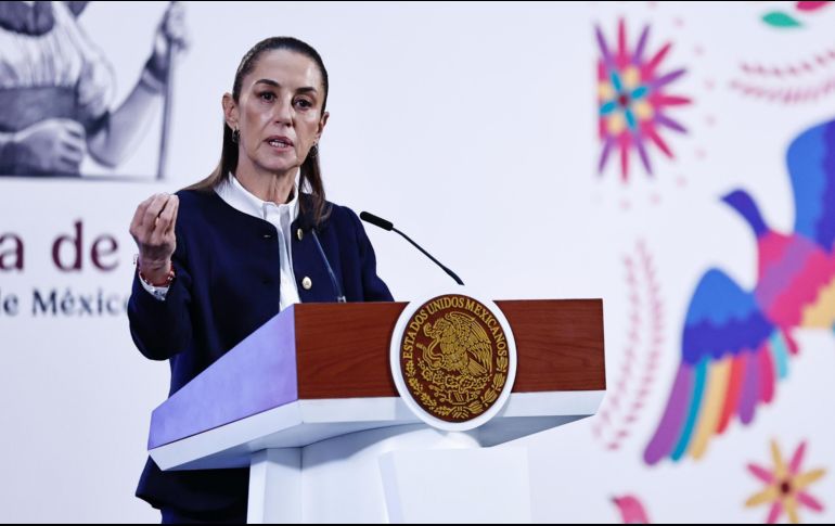 Claudia Sheinbaum presentó la semana pasada el Nuevo Modelo de Contratación Consolidada de Medicamentos e Insumos Médicos, para el periodo de 2025 - 2026. EFE/S. Gutiérrez