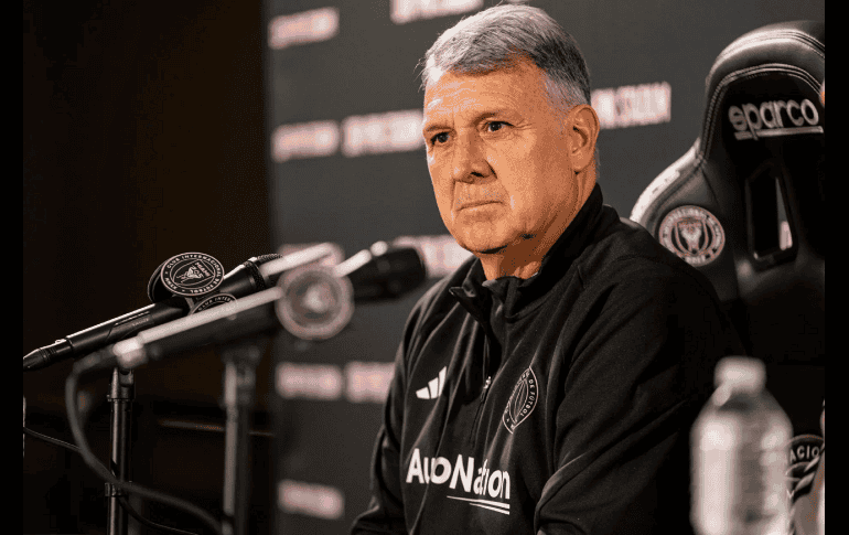 Martino, quien recibió la confianza de la organización ante un primer torneo complicado, aprovechó la oportunidad para hablar del arbitraje. EFE / INTER DE MIAMI / ARCHIVO