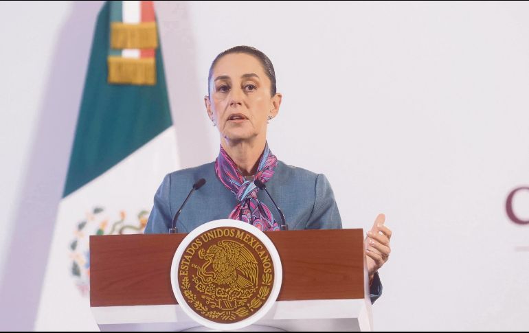 Claudia Sheinbaum Pardo, presidenta de México. EL INFORMADOR/ Archivo