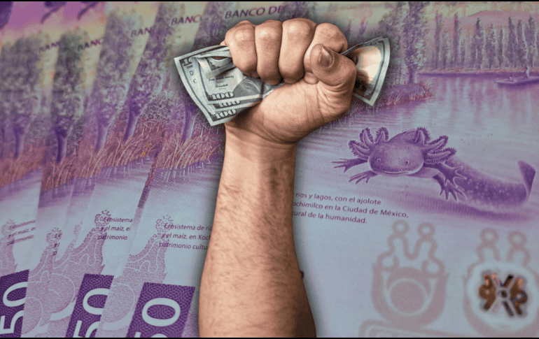 Este 11 noviembre, el peso comienza la jornada con pérdidas frente al dólar estadounidense, en un contexto donde el billete verde se encuentra con fuerza. EL INFORMADOR / O. Álvarez