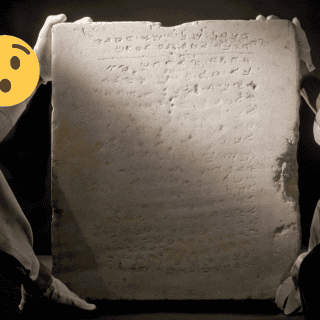 Se subasta tabla de mármol de hace mil 500 años con los Diez Mandamientos