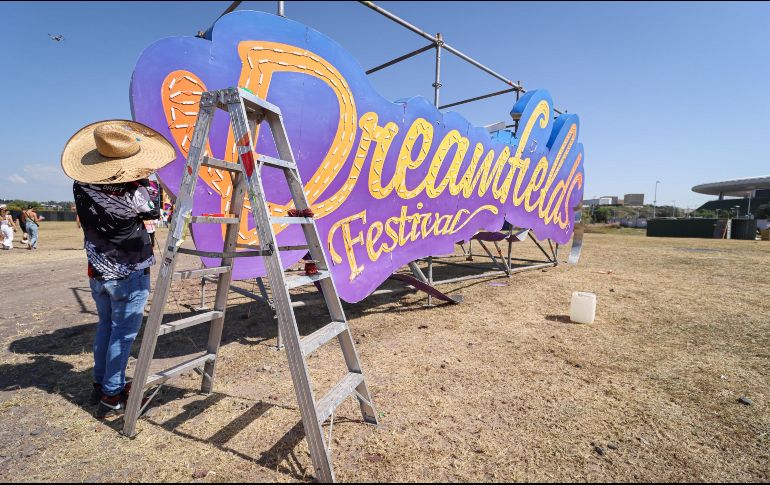 Los organizadores mencionaron que están al 90% del montaje, solo faltan algunos retoques y las pruebas de audio, además de los recorridos con Protección Civil. EL INFORMADOR/H.FIGUEROA