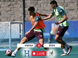 La Selección Mexicana, durante un entrenamiento previo al partido contra Honduras. IMAGO7
