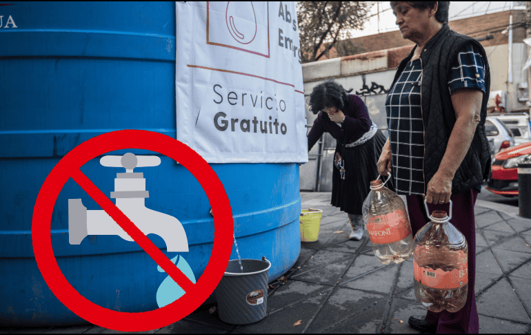 El corte de agua comenzó desde las 9:00 de la mañana, afectando a ocho colonias. SUN / ARCHIVO