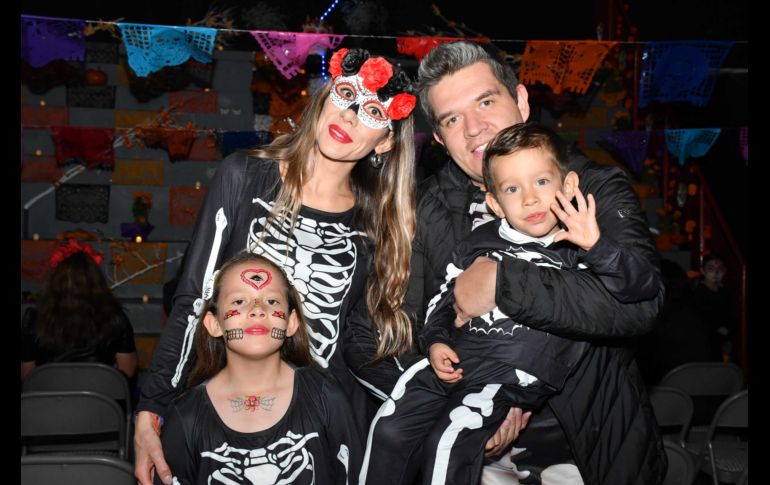 Alejandra Hernández, Victoria Piña, Leonardo Piña y Guillermo Piña. GENTE BIEN JALISCO/ M. Rached