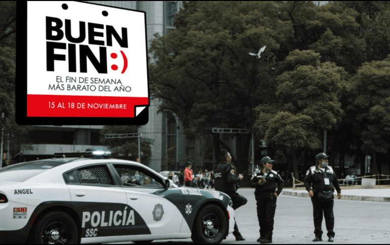 Elementos de seguridad estarán salvaguardando el Buen Fin 2024. PEXELS / CANVA