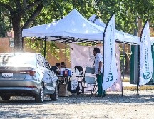 La vacuna es completamente gratuita y no es necesario ser derechohabiente para poder acudir al módulo. EL INFORMADOR/A. Navarro.