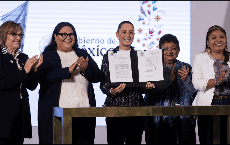 La Mandataria Claudia Sheinbaum afirmó que: 