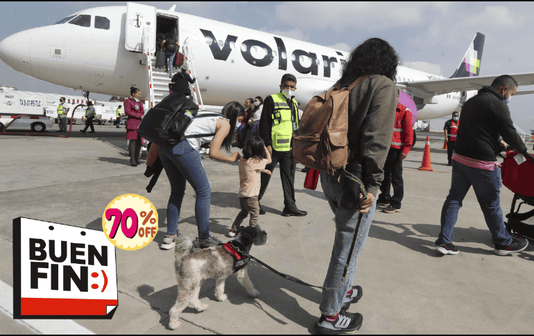 Disfruta viajando en Volaris con los descuentos del Buen Fin. SUN / ARCHIVO