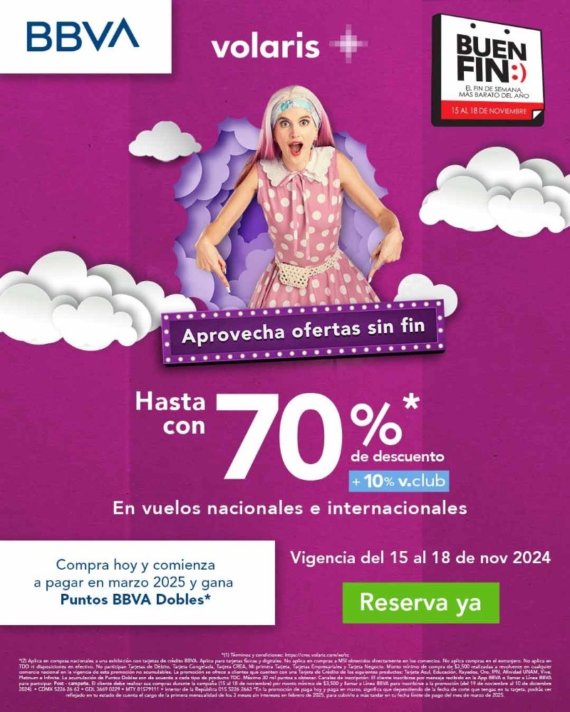 &nbsp;ESPECIAL / FACEBOOK @Volaris
