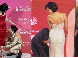 Lo ocurrido anoche destacó especialmente, ya que recordó lo sucedido en la alfombra roja previa a los Latin Grammy 2023. ESPECIAL.