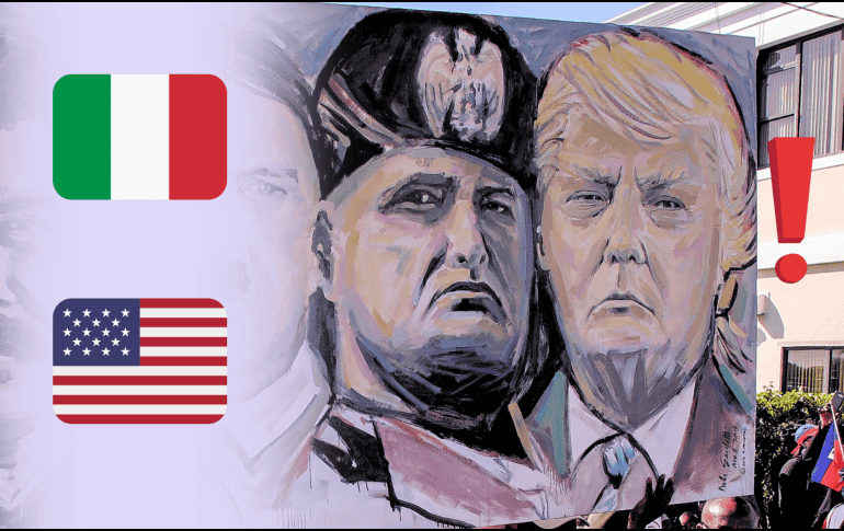 Trump encarna muchos rasgos que el populismo heredó del fascismo, especialmente de Mussolini AP/D. Higgins