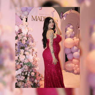 Karely Ruiz celebra lujoso Baby Shower de su primogénita en Monterrey