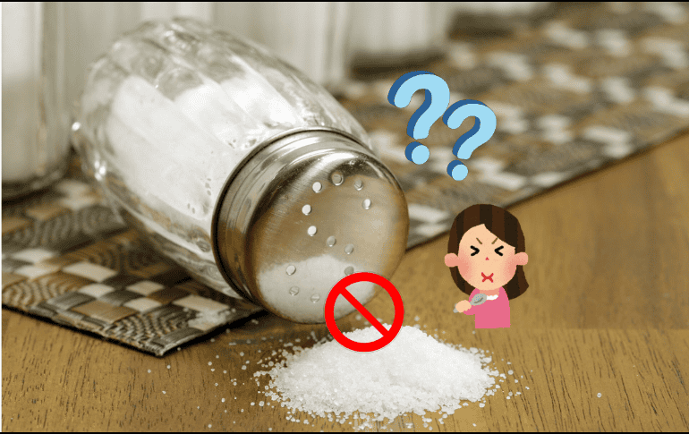 Se puede eliminar la sal en exceso de tu comida con diversos métodos. Pixabay