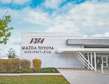 Fachada de la planta de Mazda Toyota Manufacturing. CORTESÍA