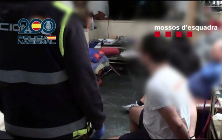 Los presuntos miembros de un grupo narco vinculado al cártel mexicano de Sinaloa, son acusados, entre otros delitos, del secuestro y asesinato de un italiano de 46 años y supuesto integrante de la banda. EFE/ Policía Nacional de España