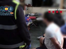 Los presuntos miembros de un grupo narco vinculado al cártel mexicano de Sinaloa, son acusados, entre otros delitos, del secuestro y asesinato de un italiano de 46 años y supuesto integrante de la banda. EFE/ Policía Nacional de España