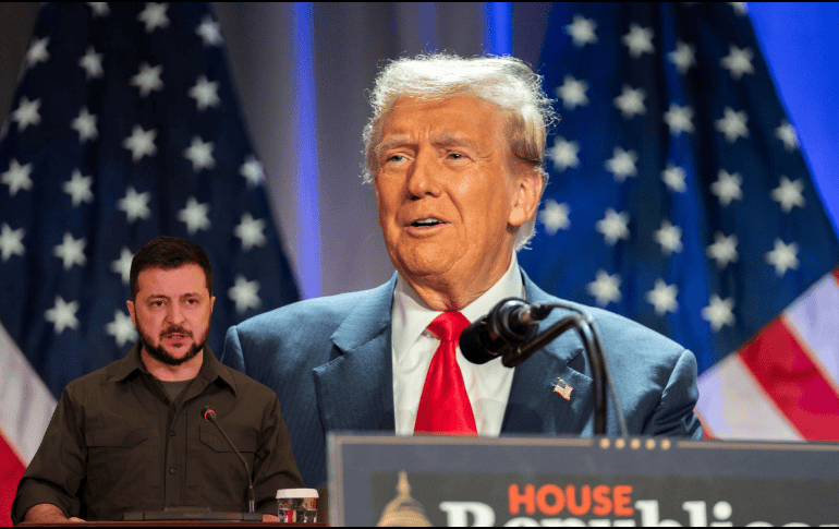 Donald Trump propuso un repliegue de la presencia estadounidense en el mundo, lo cual afectaría a la ayuda militar que recibe Ucrania. EFE/ARCHIVO/ ESPECIAL