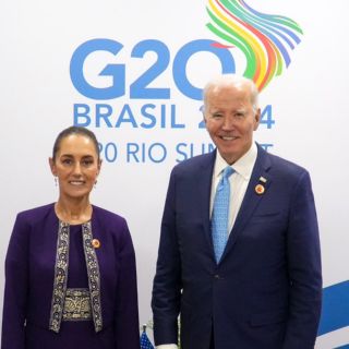 Sheinbaum y Biden se reúnen por primera vez; de esto hablaron