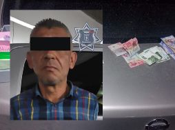 El detenido, de 51 años de edad pero que no fue identificado, fue puesto a disposición de las autoridades del Ministerio Público para determinar su situación legal. ESPECIAL / POLICÍA DE ZAPOPAN