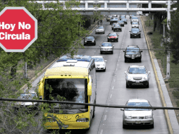 El Hoy No Circula aplica en las 16 alcaldías de la CDMX y en 18 municipios de Edomex. ESPECIAL/NOTIMEX/ARCHIVO.