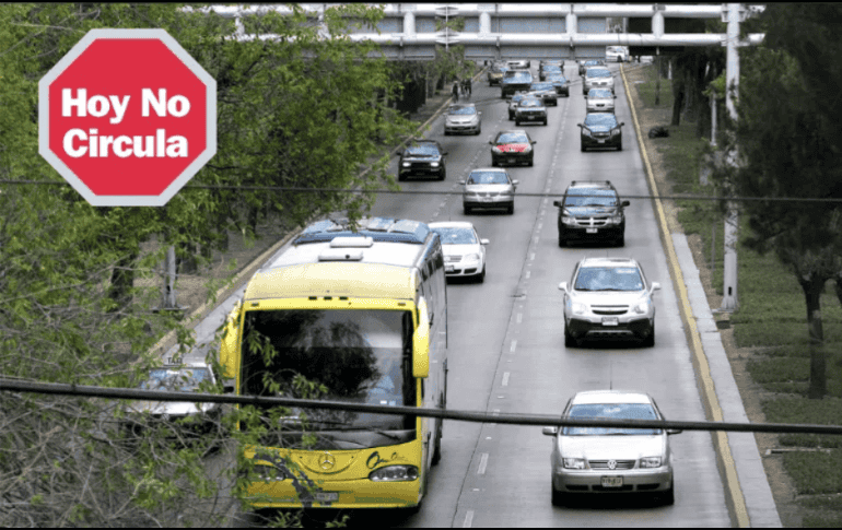 El Hoy No Circula aplica en las 16 alcaldías de la CDMX y en 18 municipios de Edomex. ESPECIAL/NOTIMEX/ARCHIVO.