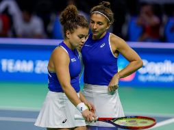 Jasmine Paolini y Sara Errani son las actuales campeonas olímpicas. EFE/J. Zapata