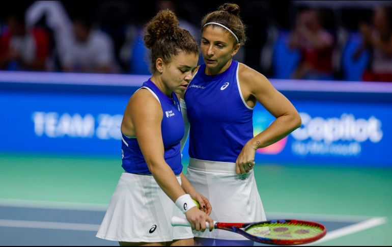 Jasmine Paolini y Sara Errani son las actuales campeonas olímpicas. EFE/J. Zapata