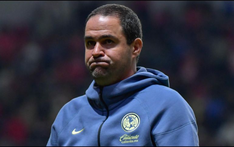 André Jardine, director técnico de las Águilas del América en la derrota ante Toluca. IMAGO7