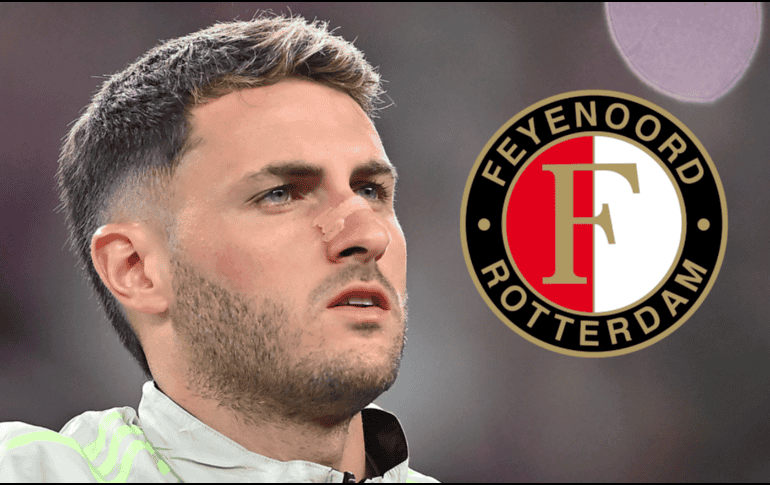 Santiago Giménez, el delantero titular del Feyenoord y gran pormesa de la Selección Mexicana. IMAGO7