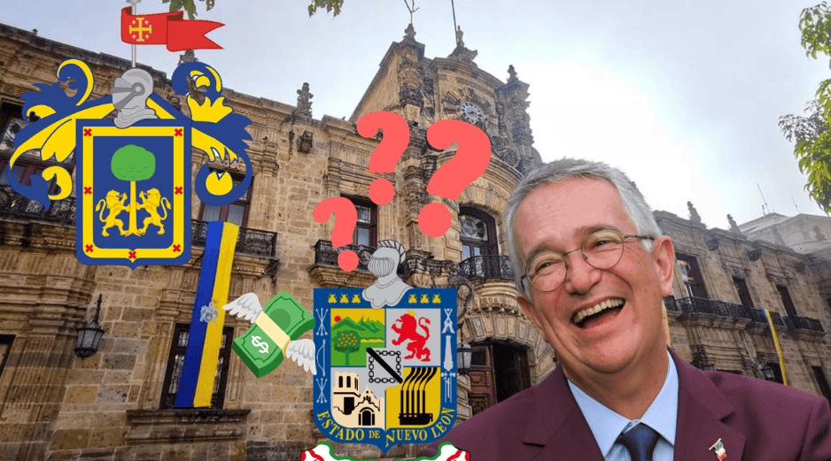 El empresario Ricardo Salinas Pliego ha salido a externar su apoyo a la iniciativa del Gobierno de Jalisco de abandonar el pacto fiscal. ESPECIAL/ CANVA/ X -TWITTER-/ ricardobsalinas