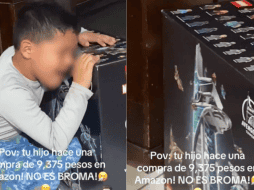 Santiago es el niño que se volvió viral después de ser grabado por su familia llorando en el piso junto a una caja de Lego. ESPECIAL.