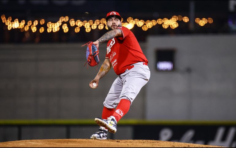 Luis Iván Rodríguez perdió el juego tras permitir un rally de tres carreras en la quinta entrada, del que los Charros ya no se repusieron. CORTESÍA/Charros de Jalisco