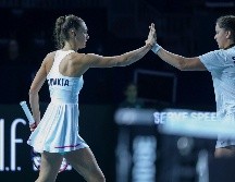 Viktoria Hruncakova y Tereza Mihalikova ganaron el definitivo juego de dobles. EFE/D. Pérez