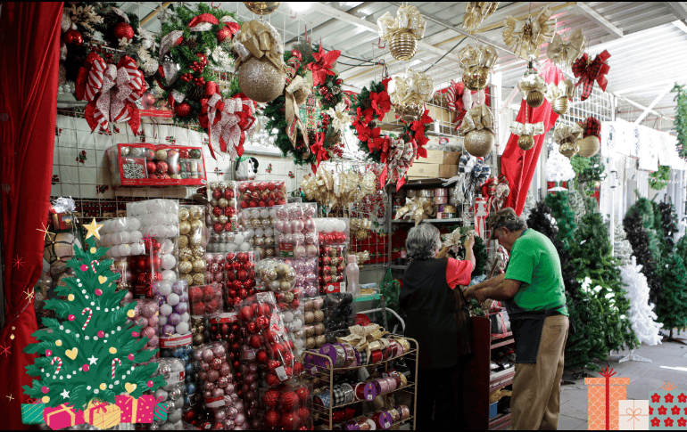 Adquiere tus artículos navideños en distintos puntos de Guadalajara. EL INFORMADOR / ARCHIVO