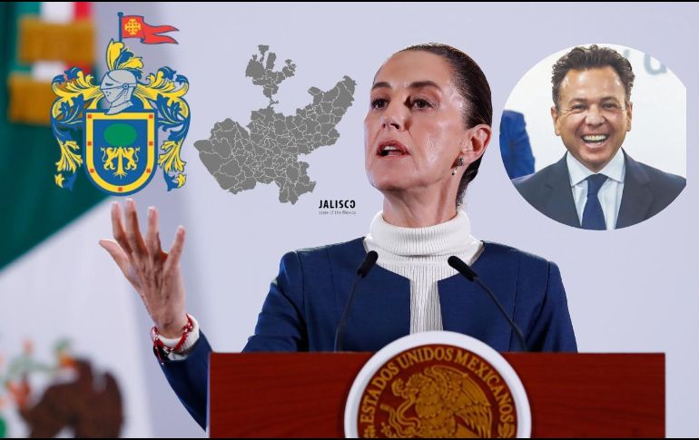 Sheinbaum indicó que la decisión de Jalisco de separarse del Pacto Fiscal debe corresponder a Lemus, y no al gobernador actual. EFE/ M. Guzmán