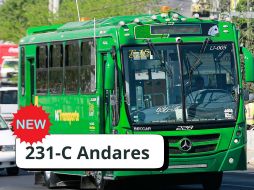 La nueva ruta 231-C Andares tiene una frecuencia programada de 10 minutos entre unidades.INFORMADOR/ARCHIVO/Canva