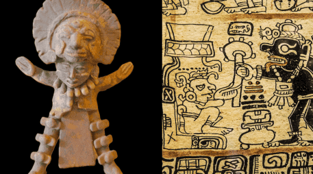 Este es un silbato antropomorfo de arcilla que representa a un chamán. X / @INAHmx / Pixabay