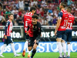 Jeremy Márquez le marcó un doblete a Chivas en un clásico de cuartos de final del Clausura 2022. IMAGO7/F. Meza