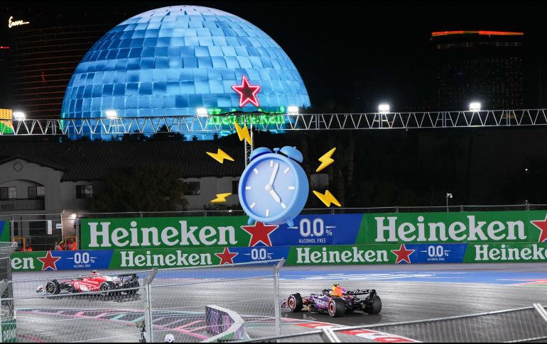 El GP de Las Vegas se llevará a cabo entre los días 21 y 24 de noviembre en Las Vegas Strip Circuit. AFP / ARCHIVO