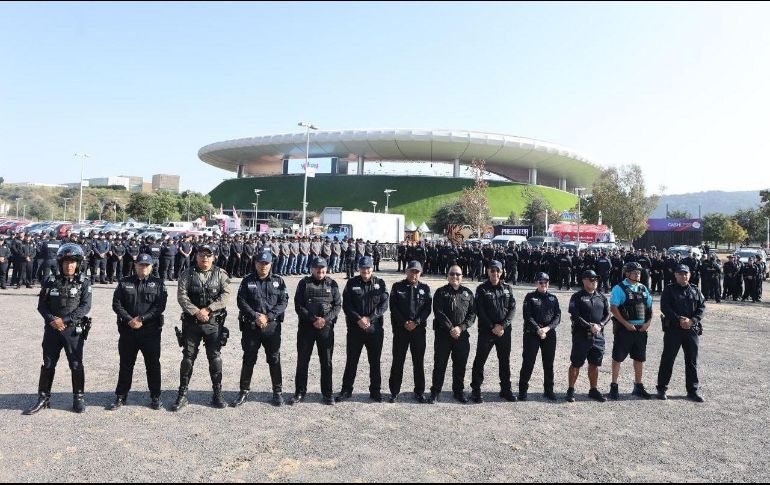 Serán 1,500 elementos los encargados de velar por la seguridad durante el evento. ESPECIAL.