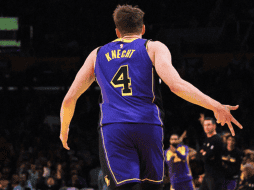 Dalton Knecht ha sido uno de los mejores tiradores de la temporada en la NBA. X / @Lakers