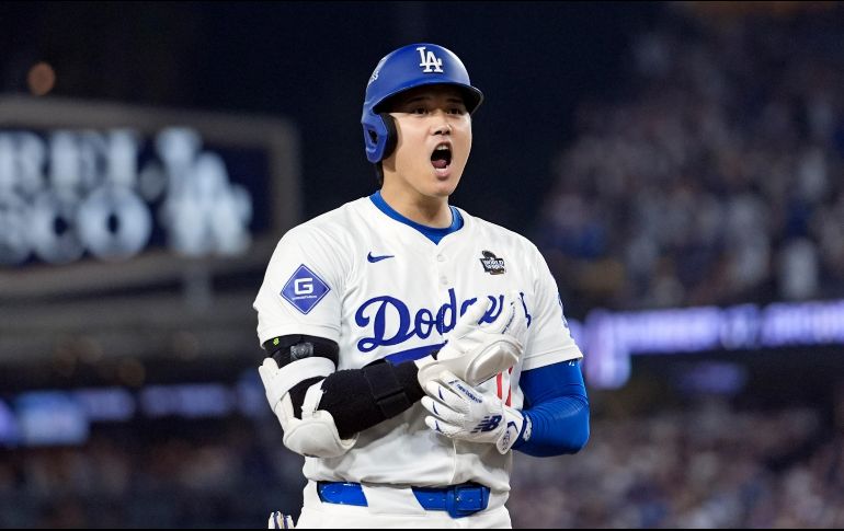 Shohei Ohtani se convirtió en 2024 en el primer pelotero con 50 cuadrangulares y 50 robos de base en una misma campaña. AP/G. Vásquez