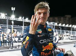 Verstappen es el quinto piloto en la historia en ganar cuatro títulos consecutivos. AFP
